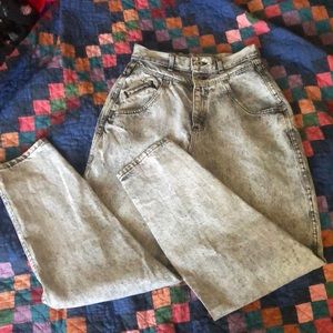Cool Vintage Lee 80s/90s acidwash hi waisted jeans